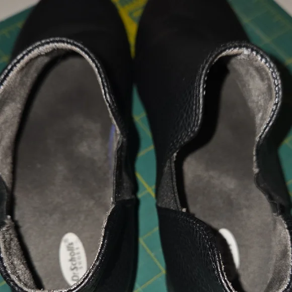 Dr. Scholl's Black Leather Ankle Booties - Picture 3 of 12